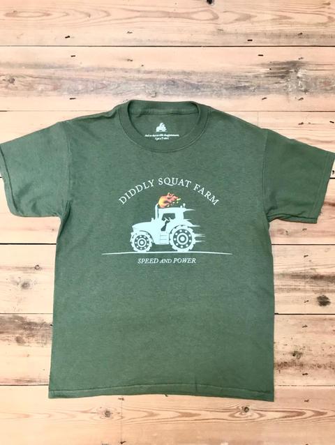 Diddly Squat Farm Kids T Shirt - Green