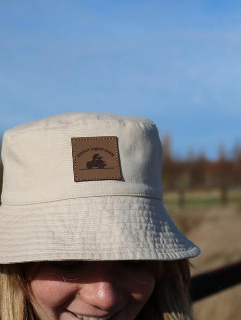 Diddly Squat Farm Bucket Hat - Stone