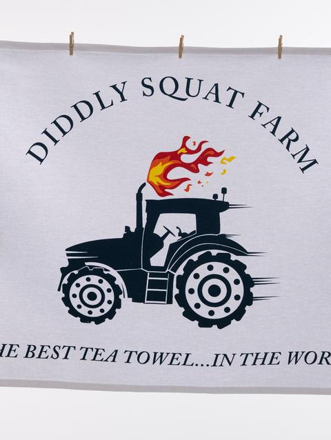 Diddly Squat Farm The Best Tractor Tea Towel